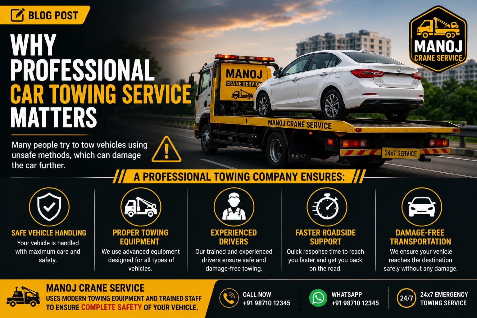 Why Professional Car Towing Service Matters