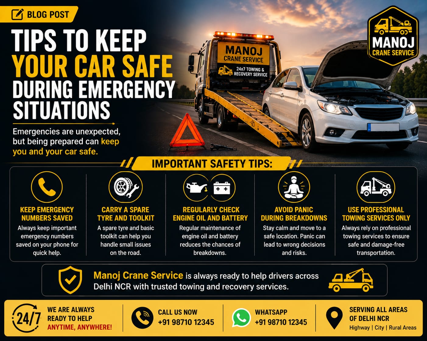 Tips To Keep Your Car Safe During Emergency Situations